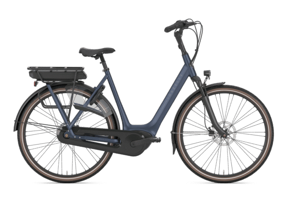 Gazelle Arroyo C8 dame elcykel i saturn blue