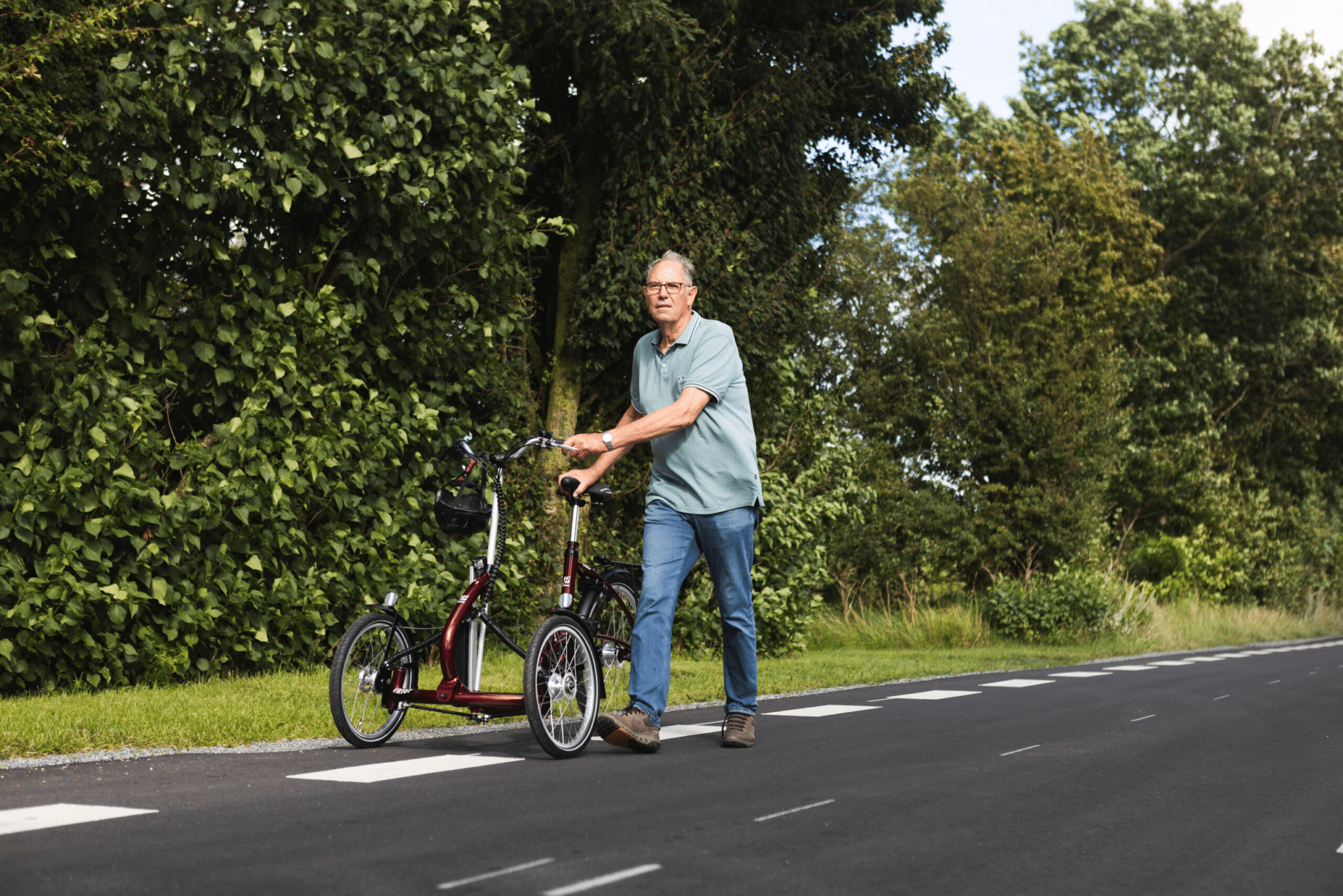 Jørn Iversen Viktor Bosch – trehjulet elcykel med to forhjul fra Jørn Iversen